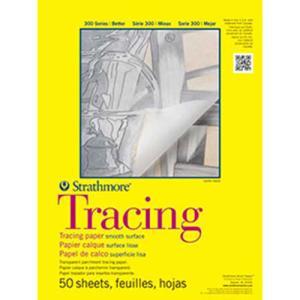 Strathmore 300 Series Tracing Paper 11" x 14" - (50 sheets, 25lb) Tape Bound