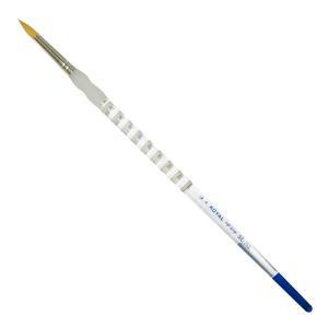 Royal Langnickle Soft-Grip Golden Taklon Brush - Long Handle, Round #4