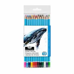 Royal Langnickel Artist Essentials Watercolor Pencil Set- 12pc WPEN-12