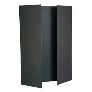 Pacon Tri-Fold Project Display Foam Board 36" x 48" - Black