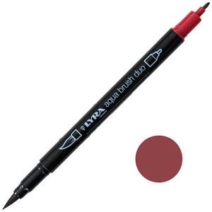 Lyra Aqua Brush Duo Marker Pompeian Red  LYL6520091