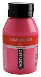 Royal Talens Amsterdam Acrylic Paint - (33.8oz/1000ml) 366 Quinacridone Rose