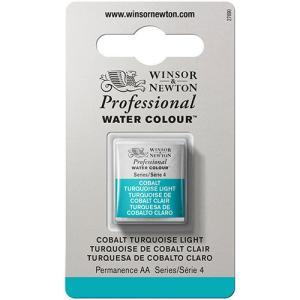 Winsor & Newton Professional Water Colour Half Pan - Cobalt Turquoise Light