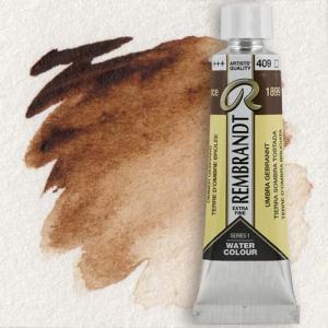 Royal Talens Rembrandt Watercolour - (0.6oz/20ml) Burnt Umber 409