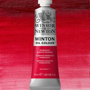 Winsor & Newton Winton Oil Colour Paint - (1.25oz/37ml) Permanent Alizarin Crimson