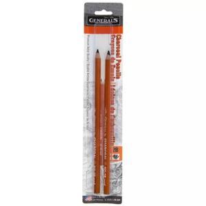 General's Charcoal Pencil - 2B Soft 2 Pack