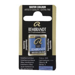 Rembrandt Professional Watercolor Half Pan -846 Interference Blue