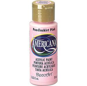 DecoArt Americana Acrylic Paint - (2oz/59ml) Poodleskirt Pink