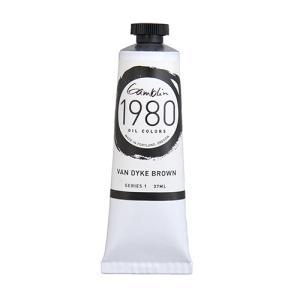 Gamblin 1980 Oil Colors – (1.25oz/37ml) Van Dyke Brown