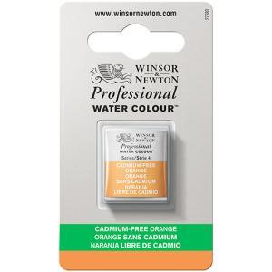 Winsor & Newton Professional Water Colour Half Pan - Cadmium-Free Orange