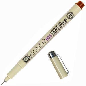 Sakura Pigma Micron Pen - Brown, 005