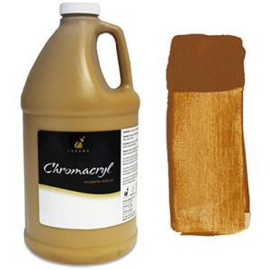 Chromacryl Acrylic Paint –2 Liter (67.7oz)- Raw Sienna