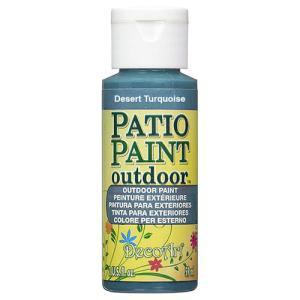 DecoArt Patio Paint Outdoor Acrylic - (2oz/59ml) Desert Turquoise