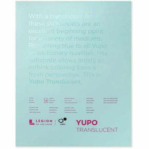 Legion Yupo Synthetic Paper 11" x 14", 104lb - (15 Sheets) Translucent