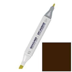 Pacific Arc Maxxliner Dual-tip Alcohol Marker - Dark Brown  MX21-088-E76