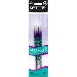 Royal Langnickel Mythos Mermaid Brush Set - (4 Pack) Assorted Liners