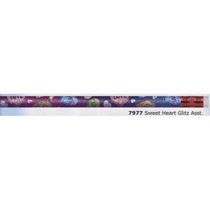 Valentine Glitz Asst Pencil