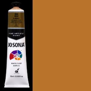 Chroma's Jo Sonja Fine Artists' Acrylic Paint - (2.5oz/75ml) Rich Gold 054