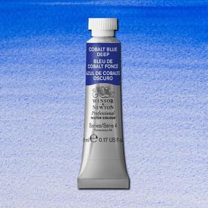 Winsor & Newton Professional Water Colour – (.17oz/5ml) Cobalt Blue Deep