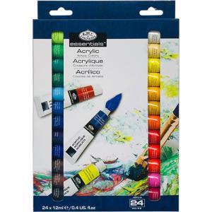 Royal Langnickel Essentials Acrylic Paints 0.4oz/12ml - (24 Pack)