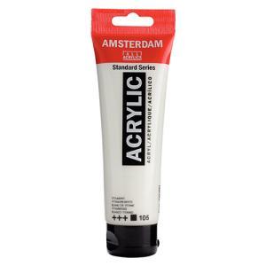 Royal Talens Amsterdam Acrylic Paint - (0.7oz/20ml) Titanium White