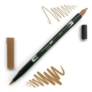 Tombow Dual Brush Pen -Saddle Brown 977