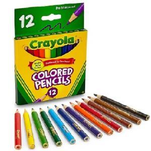 Crayola Short Colored Pencils - (12 Pack)   68-4112