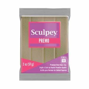 Sculpey Premo Oven-Bake Clay (2oz bar) - Yellow Gold Glitter