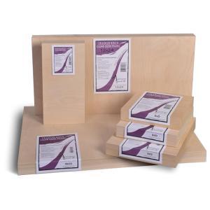 American Easel Cradled Birch Panel Board - Clear Gesso , 9" x 12"