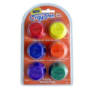 FPC Cray-Pen Wax Pucks – (6 Pack) Basic Colors