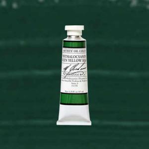 M. Graham & Co. Oil Paint - (1.25oz/37ml) Phthalocyanine Green Yellow Shade