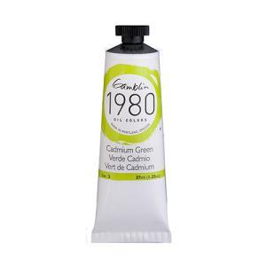 Gamblin 1980 Oil Colors – (1.25oz/37ml) Cadmium Green