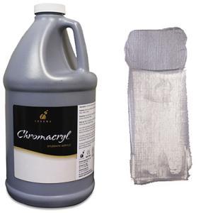Chromacryl Acrylic Paint – 2 Liter (67.7oz)-  Silver