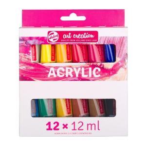 Royal Talens Art Creation Acrylic Paint Set - 12x12ml  9021812M