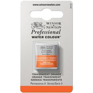 Winsor & Newton Professional Water Colour Half Pan - Transparent Orange
