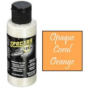 Badger Spectra-Tex Opaque Coral Orange Airbrush Paint (2 ounces)