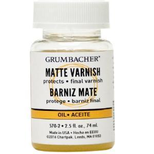 Grumbacher Matte Varnish - (2.5oz/74ml)  570-2