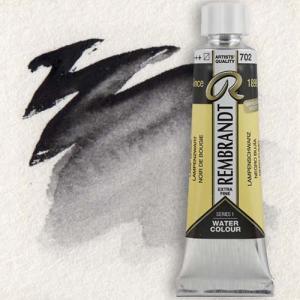 Royal Talens Rembrandt Watercolour - (0.3oz/10ml) Lamp Black