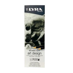 Lyra Rembrandt Art Design Pencil Metal Box Set - 6 pc