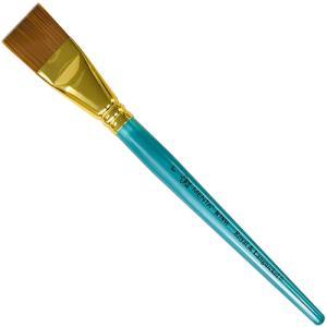 Royal Langnickel Menta 78 Brush for Acrylic - Short Handle, Flat Wash 1"