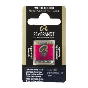 Rembrandt Professional Watercolor Half Pan -366 Quinacridone Rose