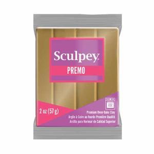 Sculpey Premo Oven-Bake Clay (2oz bar) - Antique Gold