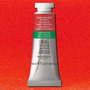 Winsor & Newton Professional Water Colour - (.47oz/14ml) Cadmium-Free Scarlet