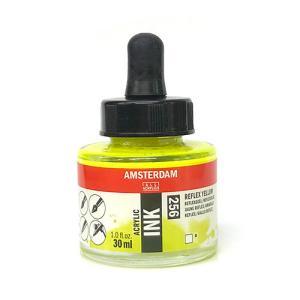 Royal Talens Amsterdam Acrylic Ink - (1oz/30ml) Reflex Yellow