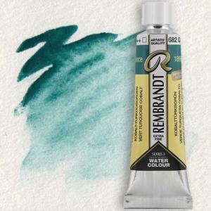 Royal Talens Rembrandt Watercolour - (0.3oz/10ml) Cobalt Turquoise Green