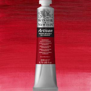 Winsor & Newton Artisan Water Mixable Oil Colour Paint - (6.75oz/200ml) Permanent Alizarin Crimson