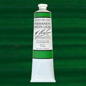 M. Graham & Co. Oil Paint - (5oz/150ml) Permanent Green Light