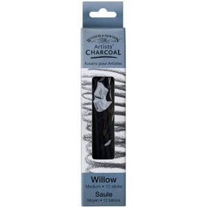 Winsor & Newton Artists' Willow Charcoal Sticks - (12 Pack) Medium