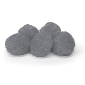 Pepperell Crafts Pom Poms 1? – (100 Pieces) Grey