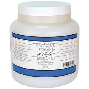 M Graham Gloss Medium & Varnish 4oz